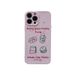 CyberGear Ins Pink Purple Hamburger Bread Compatible With IPhone 16 Pro Max Phone Case Korean Style 17 13 Silicone 15 Soft_voghion.com