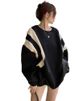 girl Black High-Quality Sweatshirt For Women, Spring And Autumn 2023 New Hot Korean Version Loose Lazy Style Oversize Jacket_voghion.com