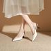 Mt-2 Einfache High Heels Dünne Ferse Neue Französisch Stil Elegante Spitz Flachen Mund Backless Einzelne Schuhe Frauen_voghion.com