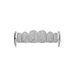 Grillz Vampire Fang serti de diamants – Grillz hip-hop pour cosplay, Halloween et performances rap – Design unisexe en or et argent_voghion.com