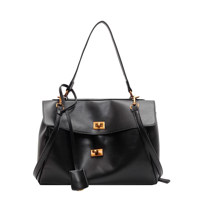 Grande capacità per le donne, versatile, 2024, nuova borsa a tracolla casual di alta qualità, morbida superficie, da portare sotto le ascelle_voghion.com