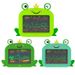 12-Zoll-LCD-Schreibtablett für Kinder – löschbares Zeichenbrett mit Cartoon-Frosch-Design, leichtes und tragbares Kritzelbrett für Kinder_voghion.com