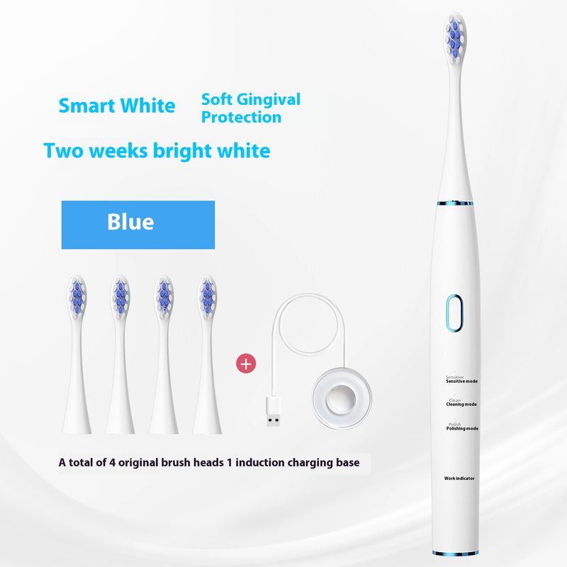 [] Magnetic levitation sound wave wireless induction charging soft bristled metal paint adult electric toothbrush_voghion.com