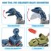 5 Pack Dinosaur Toys For Kids Age 3+, Take Part Toys Dinosaur STEM Building Toys Set For Toddler_voghion.com