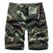 Herrenbekleidung Herren Cargo-Shorts Camouflage Baggy Plus Size Casual Herren Viertelhose_voghion.com