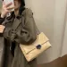 Chains Shoulder Women PU Leather Armpit Fashion Messenger Small Flap Crossbody Bag Lady Shopping Pouch FemmeC241103_voghion.com