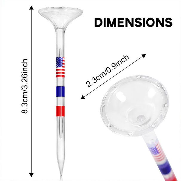 Tee da golf bandiera americana Tee trasparente Forniture per l'allenamento del golf_voghion.com