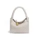 Woven Crossbody Women Simple Advanced Feeling Shoulder Handbag PU Material Hobo Bag_voghion.com