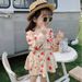Baby Girls Clothes Sets Autumn Spring Kids Tops Cartoon Strawberry Sweater Skirt 2 Piece 3-7 Years Children Set_voghion.com