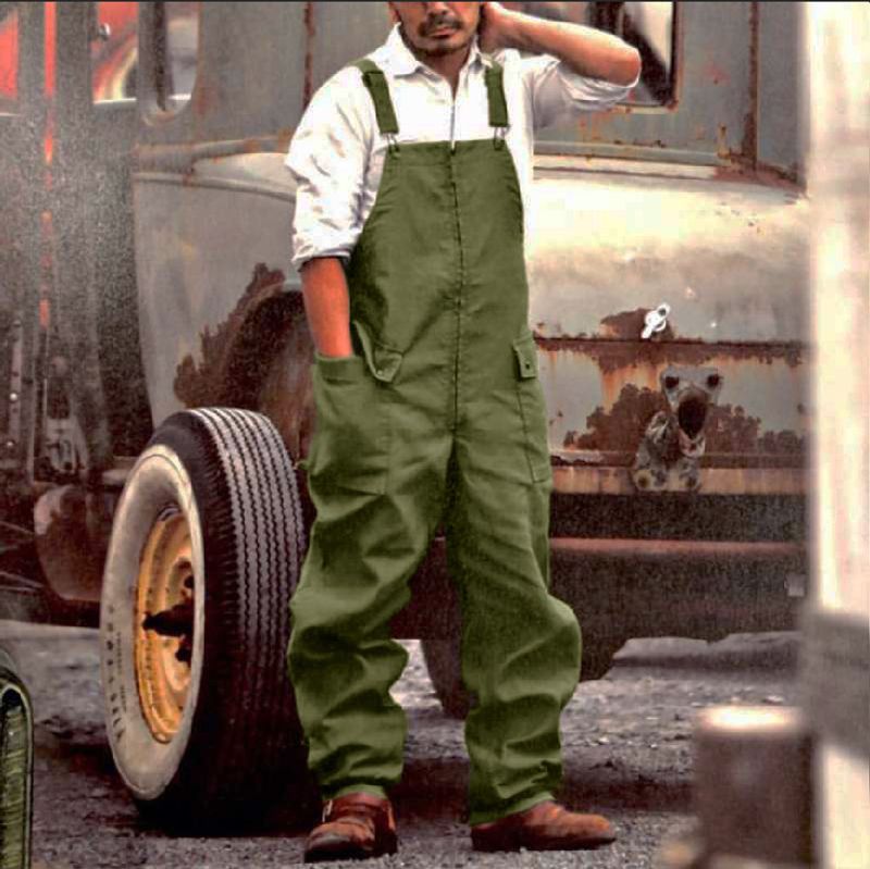 Herenwerkbroek 2024 Nieuwe Losse Oversized Casual Overalls K303_voghion.com