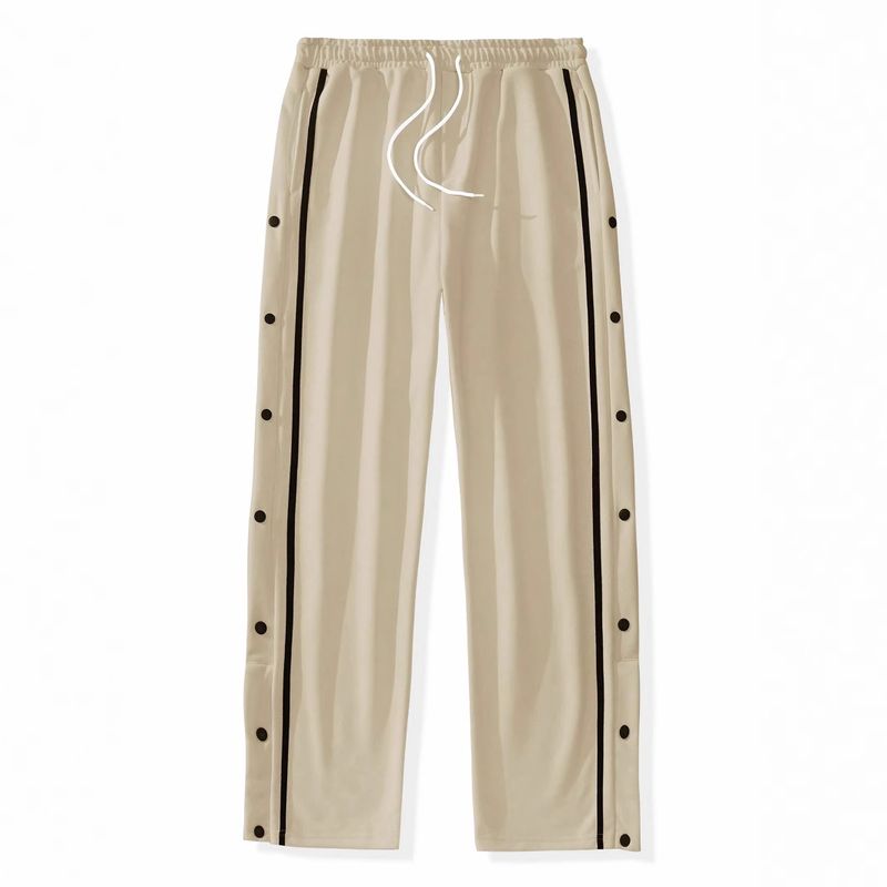 Herrenbekleidung Größe Herren neue geknöpfte Freizeithosen High Street Fashion Retro Casual Leggings Hosen Männer_voghion.com
