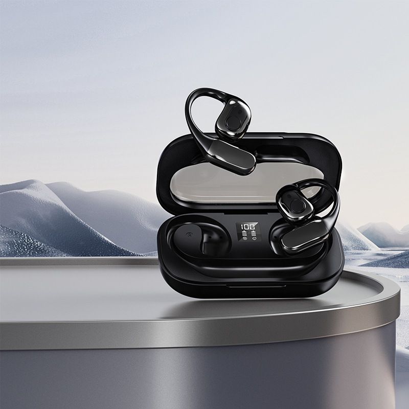 Wireless Bluetooth Translation Headset Open Ear Translator Noise Reduction Multi Language Translation_voghion.com