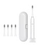 Brosse à dents électrique sonique rechargeable, nettoyage en profondeur, 5 modes et 4 têtes de brosse_voghion.com