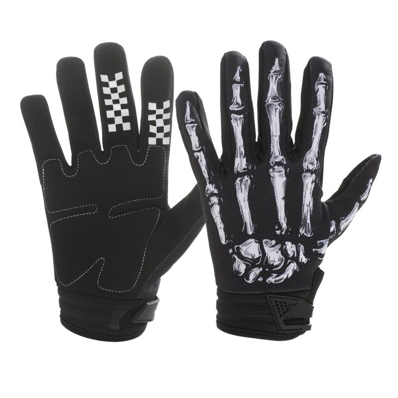 Nové dotykové obrazovky Skull Joint Rose Ghost Claw venkovní teplé a protiskluzové motocyklové jezdecké rukavice_voghion.com