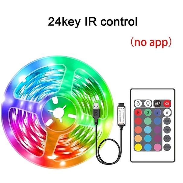 LED-Streifenlichter USB 1-20m 5050 RGB Farbwechselband für Küchenschrank, Fernseher_voghion.com