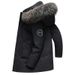 High quality thickened mid to long down for men in winter 2024, new business and leisure fashion fur collar jacket_voghion.com
