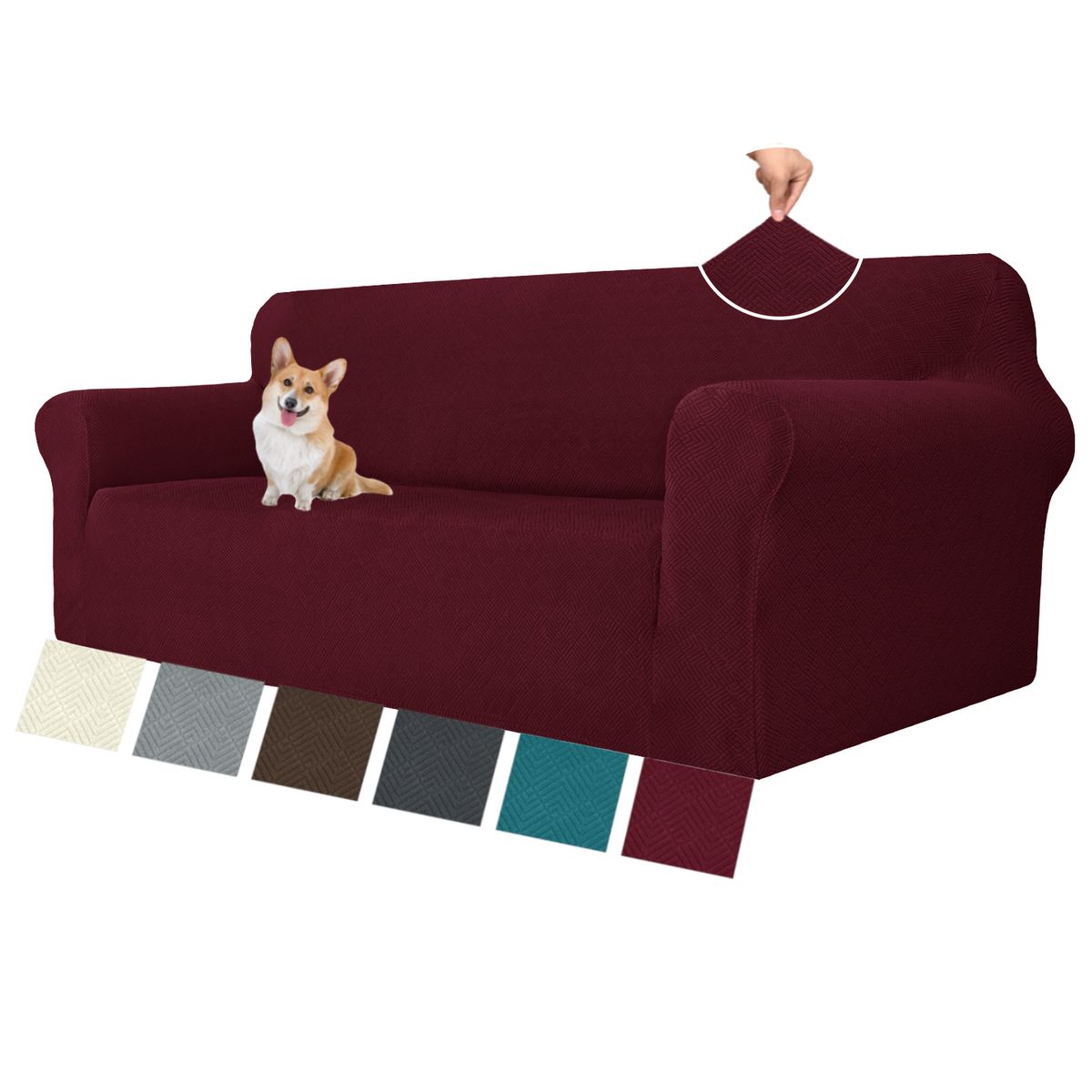 Home Furniture sofa cover universal integrated all inclusive cover thickened fabric combination non slip sofa cover_voghion.com