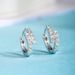 new Simulation Diamond Inlaid With 4m Zircon Double Row Design Light Luxury Earbone Rings Women's Commuting Exquisite Earrings_voghion.com