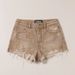 Handmade Vintage Washed Denim Shorts - Mid-Low Rise Distressed Retro Hot Pants For Women_voghion.com