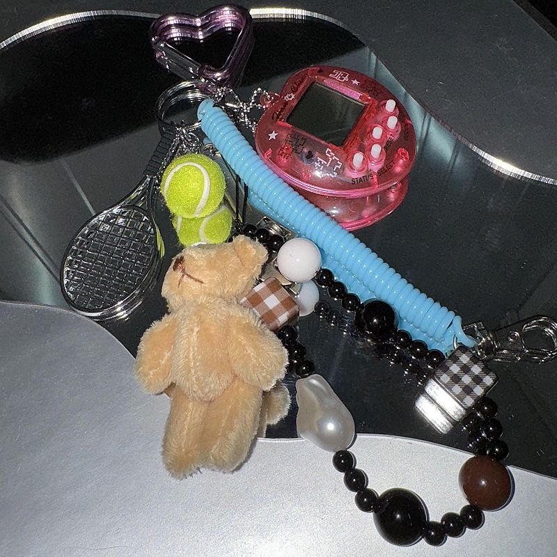 Ins Couple Style Multi Element Bag Pendant Diy High Value Keychain Waist Pendant_voghion.com
