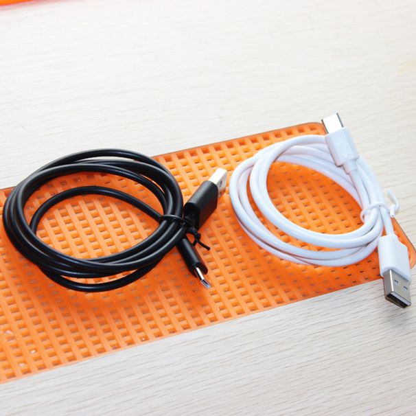 Unbeatable Quality Type-c Fast 2A Earphone Wireless Charger Type-C 1 M Data Charging Cable_voghion.com