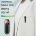 Rechargeable Mini Portable Radio Small Pocket-sized Compact FM Tuner With Clip For Elderly And Meetings_voghion.com