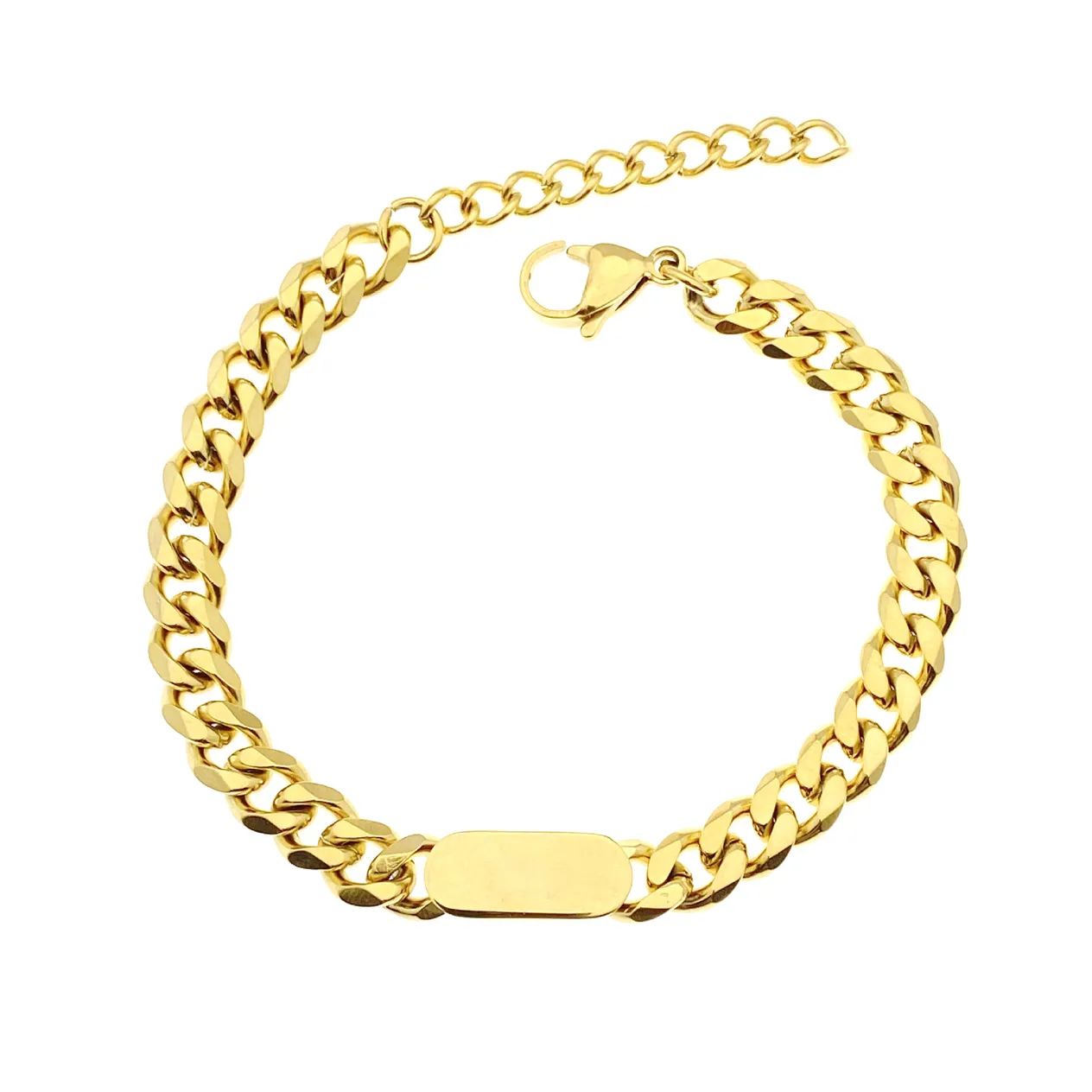 Bijoux Acier Titane Hip Hop Marque Tendance Hommes Et Femmes Haut De Gamme Sens Des Accessoires Polyvalents Collier Cubain_voghion.com