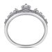 Anello da donna con corona creativa in argento sterling e zirconi_voghion.com