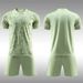 Camisa de futebol infantil e adulto de manga curta 2324 Three Away Light Plate verde_voghion.com