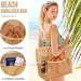 Multi pocket summer beach bag used for towel netting durable travel handbags toy organizers waterproof underwear_voghion.com