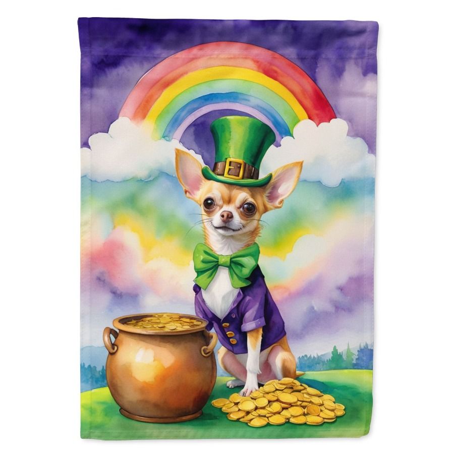 St Yard Size Chihuahua Beds Garden Outside Day Patrick's Patio Flag Flower Yard Artwork Banner Flag Drative Flag Mailbox Garden_voghion.com