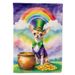 St Yard Size Chihuahua Beds Garden Outside Day Patrick's Patio Flag Flower Yard Artwork Banner Flag Drative Flag Mailbox Garden_voghion.com