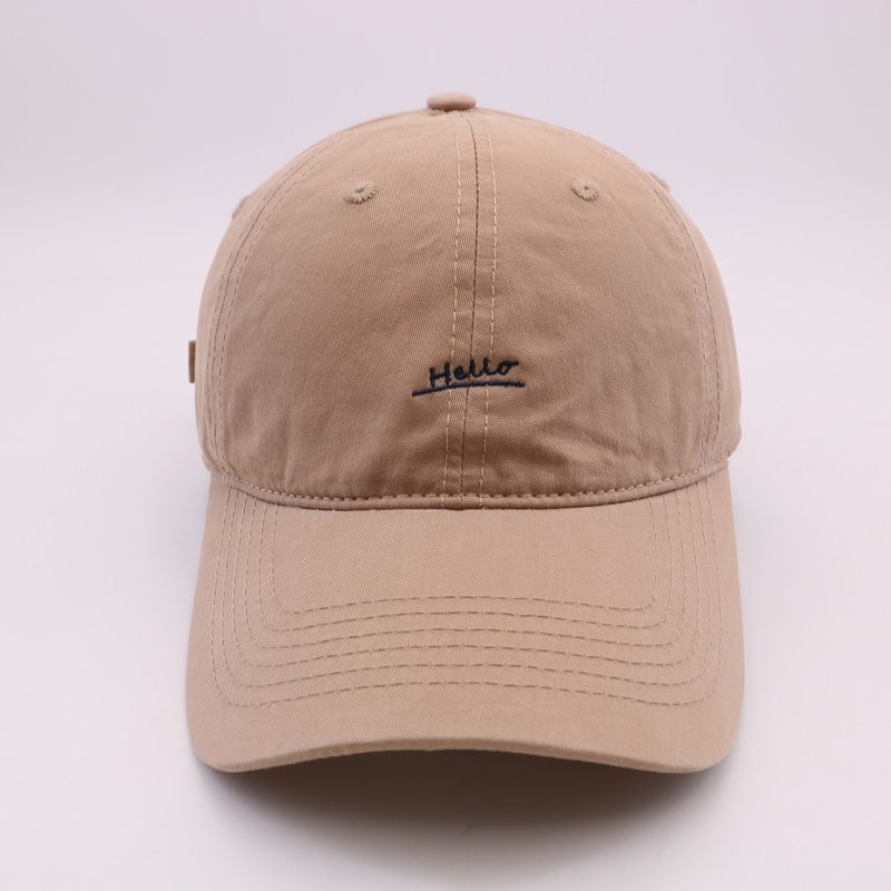 Small Letter Embroidery Casual Retro Fashion Versatile Street Travel Soft Top Cap Baseball Cap New_voghion.com