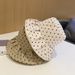 Foldable Bucket Hat Women's Basin Hat Traveling Show Face Small Hat_voghion.com