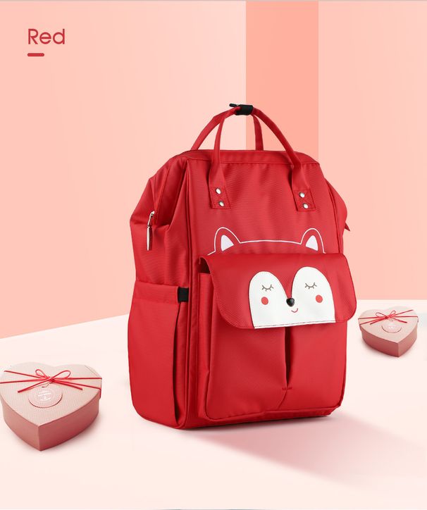 2022 nuovo zaino per pannolini dal design cartoon mamma impermeabile per la cura del bambino borsa per passeggino da viaggio per bambini di grande capacità_voghion.com