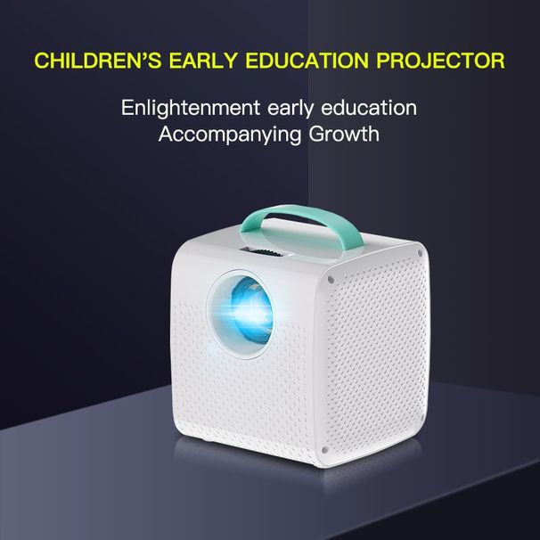 Q2 Tragbarer Mini-Handy-Bildschirmspiegelung Smart WiFi HD Android Direktprojektionsprojektor_voghion.com