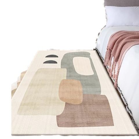 French Line Cashmere Carpet Bedroom Bedside Blanket Modern Simple Tatami Cool Bay Window Mat Soft And Comfortable_voghion.com