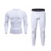 Men's 2-Piece Compression Workout Set - Moisture-Wicking Gym Base Layer For Basketball, Running & Hiking - Breathable Quick-Dry_voghion.com