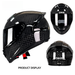 Qike Carbon Fiber Motorcycle Personalized Lightweight Coverage Four Seasons Universal Ultra Light Men's Full Helmet_voghion.com