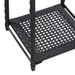Storage Shelf Black 11.8"x11.8"x47.2" Poly Rattan_voghion.com