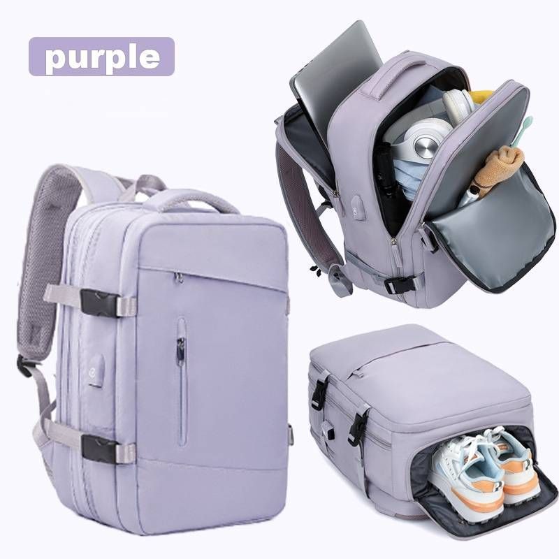 Neuer Schulranzen-Reiserucksack Reiserucksack mit großer Kapazität, multifunción Erweiterungsgepäcktasche_voghion.com