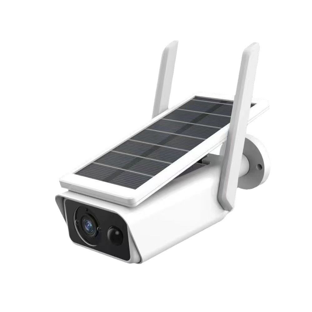 Câmera de segurança de 4 MP alimentada por energia solar - sem fio WiFi operada por bateria IP65 à prova d'água com visão noturna e monitoramento remoto via smartphone_voghion.com