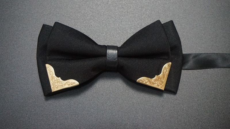 High-end Printed Formal Wedding Bow Butterfly Knot Men's Personalized Tie_voghion.com