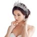 Bridal Crown Alloy Hair Accessories Wedding Dress Rhinestone Headband Electroplating Birthday Crown Dinner Wedding Headdress_voghion.com