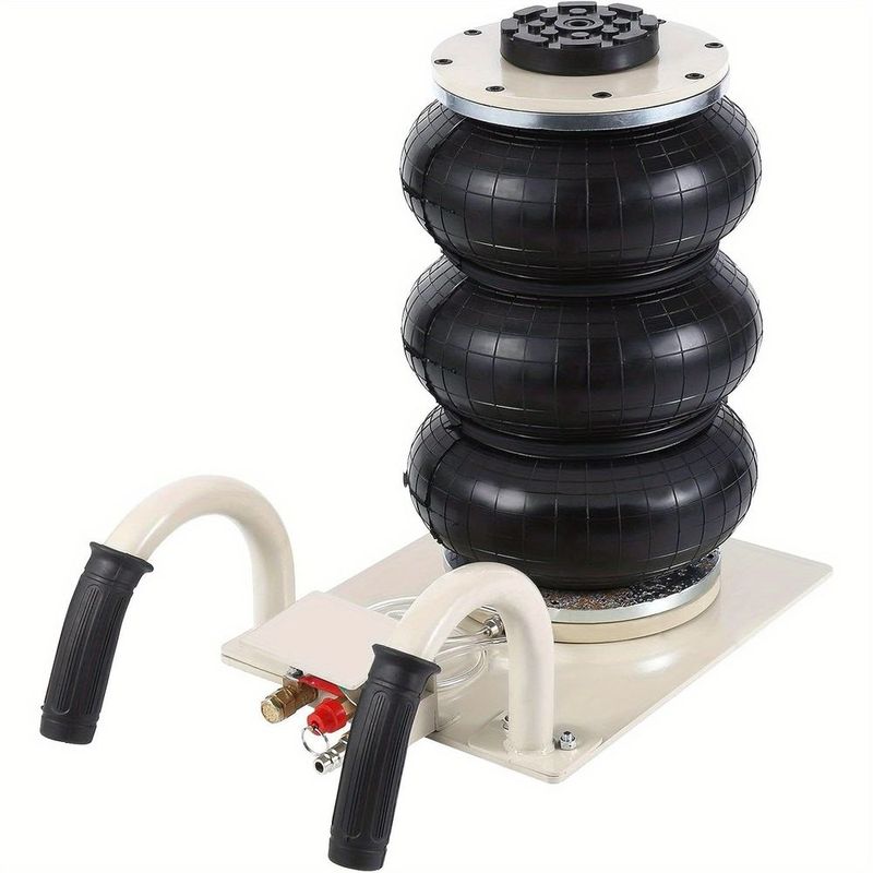 bearing 3 Ton (6600LBS) Triple Bag Air Jack - Heavy Duty Pneumatic Lifting Bag With Short Handle, Fast 16' Lift For Car/Truck/SUV Repairs &amp; Off-_voghion.com