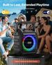Karaoke Machine For Adults 6.5 In Portable Bluetooth Speaker With 2 Wireless Mic_voghion.com