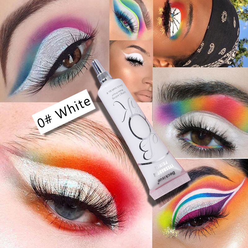 Base de maquillage pour les yeux, anti-cernes, teint blanc, fard à paupières violet, longue tenue, imperméable et résistant à la transpiration_voghion.com