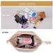 Women's cloud shaped makeup bag with double-layer design, portable for business trips, travel, toiletries, makeup supplies, toiletries, storage bag_voghion.com