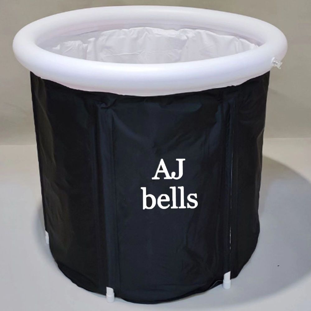 【Design a prova di perdite con fondo spesso】 Secchiello per ghiaccio portatile pieghevole, spesso PVC gonfiabile per acqua calda e fredda all'aperto_voghion.com