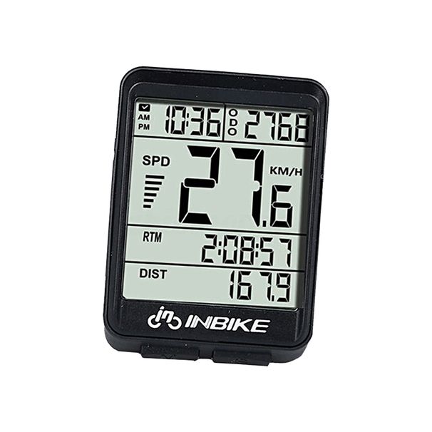 Kaou 1 Set Fahrrad-Tachometer, hochpräziser LCD-Bildschirm, kabelloser Fahrrad-Tachometer für Fahrrad_voghion.com